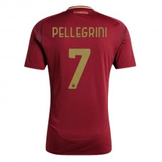 AS Roma Pellegrini 7 Kotipelipaita 2024-25 Jalkapallo Pelipaidat Peliasut