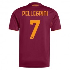 AS Roma Pellegrini 7 Kotipelipaita 2025-26 Jalkapallo Pelipaidat Peliasut