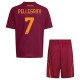 AS Roma Pellegrini 7 Lasten Kotipelipaita 2025-26 Jalkapallo Pelipaidat Peliasut