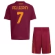 AS Roma Pellegrini 7 Lasten Kotipelipaita 2025-26 Jalkapallo Pelipaidat Peliasut