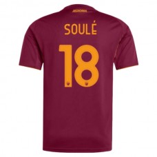 AS Roma Soule 18 Kotipelipaita 2025-26 Jalkapallo Pelipaidat Peliasut