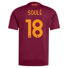 AS Roma Soule 18 Kotipelipaita 2025-26 Jalkapallo Pelipaidat Peliasut