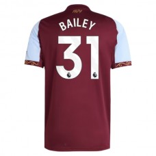 Aston Villa FC Bailey 31 Kotipelipaita 2025-26 Jalkapallo Pelipaidat Peliasut