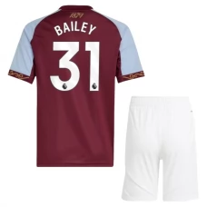 Aston Villa FC Bailey 31 Lasten Kotipelipaita 2025-26 Jalkapallo Pelipaidat Peliasut