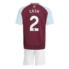 Aston Villa FC Cash 2 Lasten Kotipelipaita 2024-25 Jalkapallo Pelipaidat Peliasut