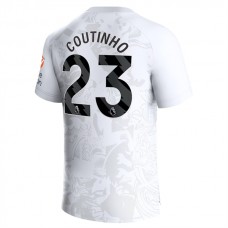 Aston Villa FC Coutinho 23 Vieraspelipaita 2023-24 Jalkapallo Pelipaidat Peliasut