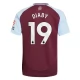 Aston Villa FC Diaby 19 Kotipelipaita 2024-25 Jalkapallo Pelipaidat Peliasut