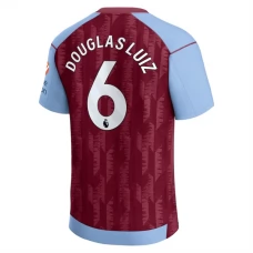Aston Villa FC Douglas Luiz 6 Kotipelipaita 2023-24 Jalkapallo Pelipaidat Peliasut