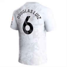 Aston Villa FC Douglas Luiz 6 Vieraspelipaita 2023-24 Jalkapallo Pelipaidat Peliasut