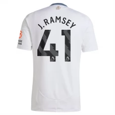 Aston Villa FC J.Ramsey 41 Vieraspelipaita 2024-25 Jalkapallo Pelipaidat Peliasut
