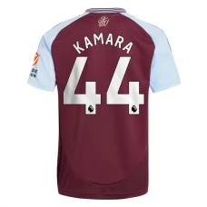 Aston Villa FC Kamara 44 Kotipelipaita 2024-25 Jalkapallo Pelipaidat Peliasut