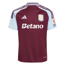 Aston Villa FC Kotipelipaita 2024-25 Jalkapallo Pelipaidat Peliasut