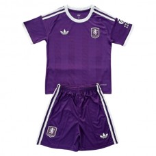 Aston Villa FC Maalivahdin Lasten Kolmas Pelipaita 2025-26 Jalkapallo Pelipaidat Peliasut