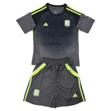 Aston Villa FC Maalivahdin Lasten Kotipelipaita 2025-26 Jalkapallo Pelipaidat Peliasut