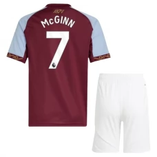 Aston Villa FC McGinn 7 Lasten Kotipelipaita 2025-26 Jalkapallo Pelipaidat Peliasut