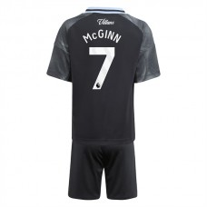 Aston Villa FC McGinn 7 Lasten Vieraspelipaita 2025-26 Jalkapallo Pelipaidat Peliasut