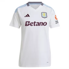 Aston Villa FC Naisten Vieraspelipaita 2024-25 Jalkapallo Pelipaidat Peliasut