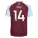 Aston Villa FC Pau 14 Kotipelipaita 2024-25 Jalkapallo Pelipaidat Peliasut