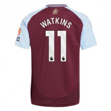 Aston Villa FC Watkins 11 Kotipelipaita 2024-25 Jalkapallo Pelipaidat Peliasut