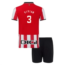 Athletic Bilbao Vivian 3 Lasten Kotipelipaita 2025-26 Jalkapallo Pelipaidat Peliasut