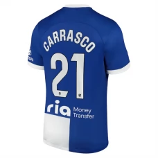 Atlético Madrid Carrasco 21 Vieraspelipaita 2023-24 Jalkapallo Pelipaidat Peliasut