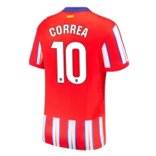 Atlético Madrid Correa 10 Kotipelipaita 2024-25 Jalkapallo Pelipaidat Peliasut