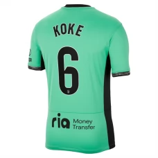 Atlético Madrid Koke 6 Kolmas Pelipaita 2023-24 Jalkapallo Pelipaidat Peliasut