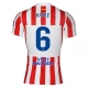 Atlético Madrid Koke 6 Kotipelipaita 2025-26 Jalkapallo Pelipaidat Peliasut