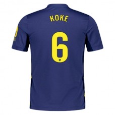 Atlético Madrid Koke 6 Vieraspelipaita 2025-26 Jalkapallo Pelipaidat Peliasut