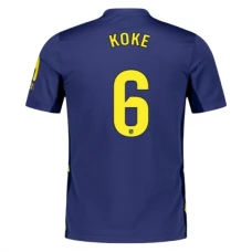 Atlético Madrid Koke 6 Vieraspelipaita 2025-26 Jalkapallo Pelipaidat Peliasut