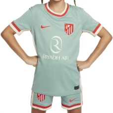 Atlético Madrid Lasten Vieraspelipaita 2024-25 Jalkapallo Pelipaidat Peliasut