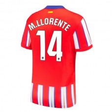 Atlético Madrid M.Llorente 14 Kotipelipaita 2024-25 Jalkapallo Pelipaidat Peliasut