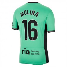 Atlético Madrid Molina 16 Kolmas Pelipaita 2023-24 Jalkapallo Pelipaidat Peliasut