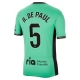 Atlético Madrid R. De Paul 5 Kolmas Pelipaita 2023-24 Jalkapallo Pelipaidat Peliasut