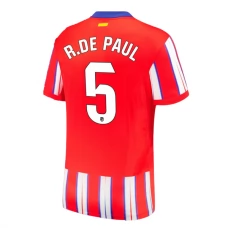 Atlético Madrid R.De Paul 5 Kotipelipaita 2024-25 Jalkapallo Pelipaidat Peliasut