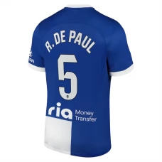 Atlético Madrid R. De Paul 5 Vieraspelipaita 2023-24 Jalkapallo Pelipaidat Peliasut