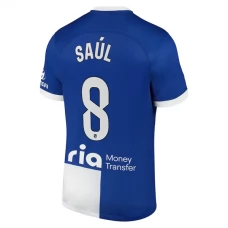 Atlético Madrid Saúl 8 Vieraspelipaita 2023-24 Jalkapallo Pelipaidat Peliasut