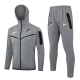 Atlético Madrid Treenitakki Suits 2024-25 - Huppari Harmaa