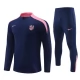 Atlético Madrid Verryttelypuku 2024-25 - 1-4 Zip Laivastonsininen