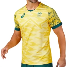 Australia Kotipelipaita 2024 Jalkapallo Pelipaidat Peliasut