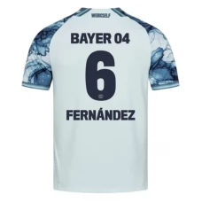 Bayer 04 Leverkusen Fernández 6 Vieraspaita 2026-27 Pelipaita