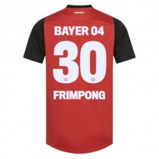 Bayer 04 Leverkusen Frimpong 30 Kotipelipaita 2024-25 Jalkapallo Pelipaidat Peliasut
