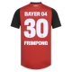 Bayer 04 Leverkusen Frimpong 30 Kotipelipaita 2024-25 Jalkapallo Pelipaidat Peliasut
