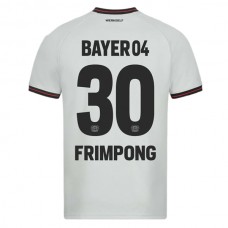 Bayer 04 Leverkusen Frimpong 30 Vieraspelipaita 2023-24 Jalkapallo Pelipaidat Peliasut