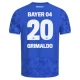 Bayer 04 Leverkusen Grimaldo 20 Kolmas Pelipaita 2025-26 Jalkapallo Pelipaidat Peliasut