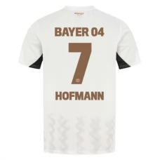 Bayer 04 Leverkusen Hofmann 7 Vieraspelipaita 2024-25 Jalkapallo Pelipaidat Peliasut