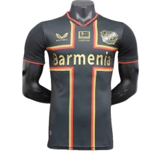 Bayer 04 Leverkusen Kotipelipaita Champions Black 2024-25 Jalkapallo Pelipaidat Peliasut