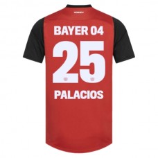 Bayer 04 Leverkusen Palacios 25 Kotipelipaita 2024-25 Jalkapallo Pelipaidat Peliasut