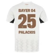 Bayer 04 Leverkusen Palacios 25 Vieraspelipaita 2024-25 Jalkapallo Pelipaidat Peliasut