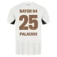 Bayer 04 Leverkusen Palacios 25 Vieraspelipaita 2024-25 Jalkapallo Pelipaidat Peliasut